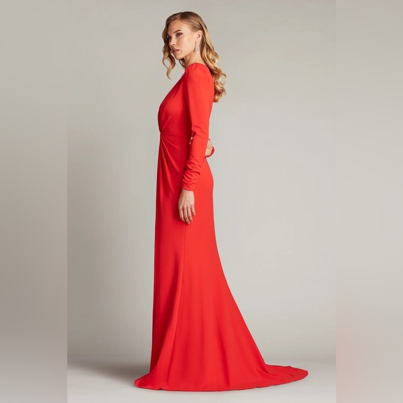 TADASHI SHOJI - BATES TWIST-FRONT GOWN - Picture 4 of 6